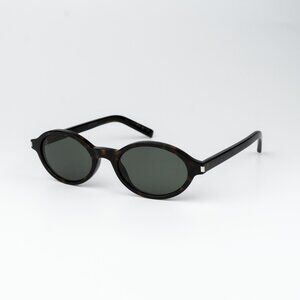 Saint Laurent Women Sunglasses Havana Grey Oval SL751 JEANNE 002 BRAND NEW